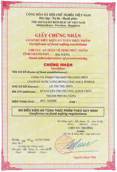 Chứng nhận chất lượng